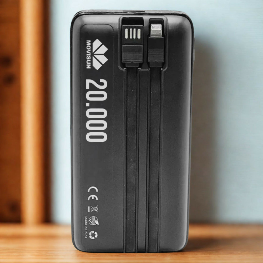Power Bank Rocket P20 Movisun 20000MaH Con Carga Turbo