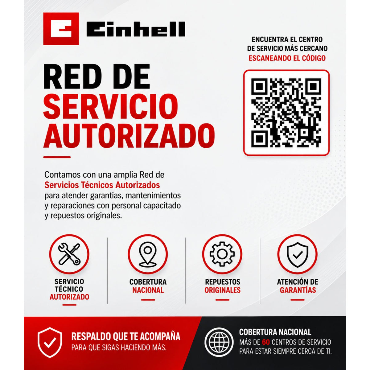 Guadañadora Inalámbrica  Brushless Einhell 36V 6300 RPM + 2 Bateria 4Ah + 2 Cargadores