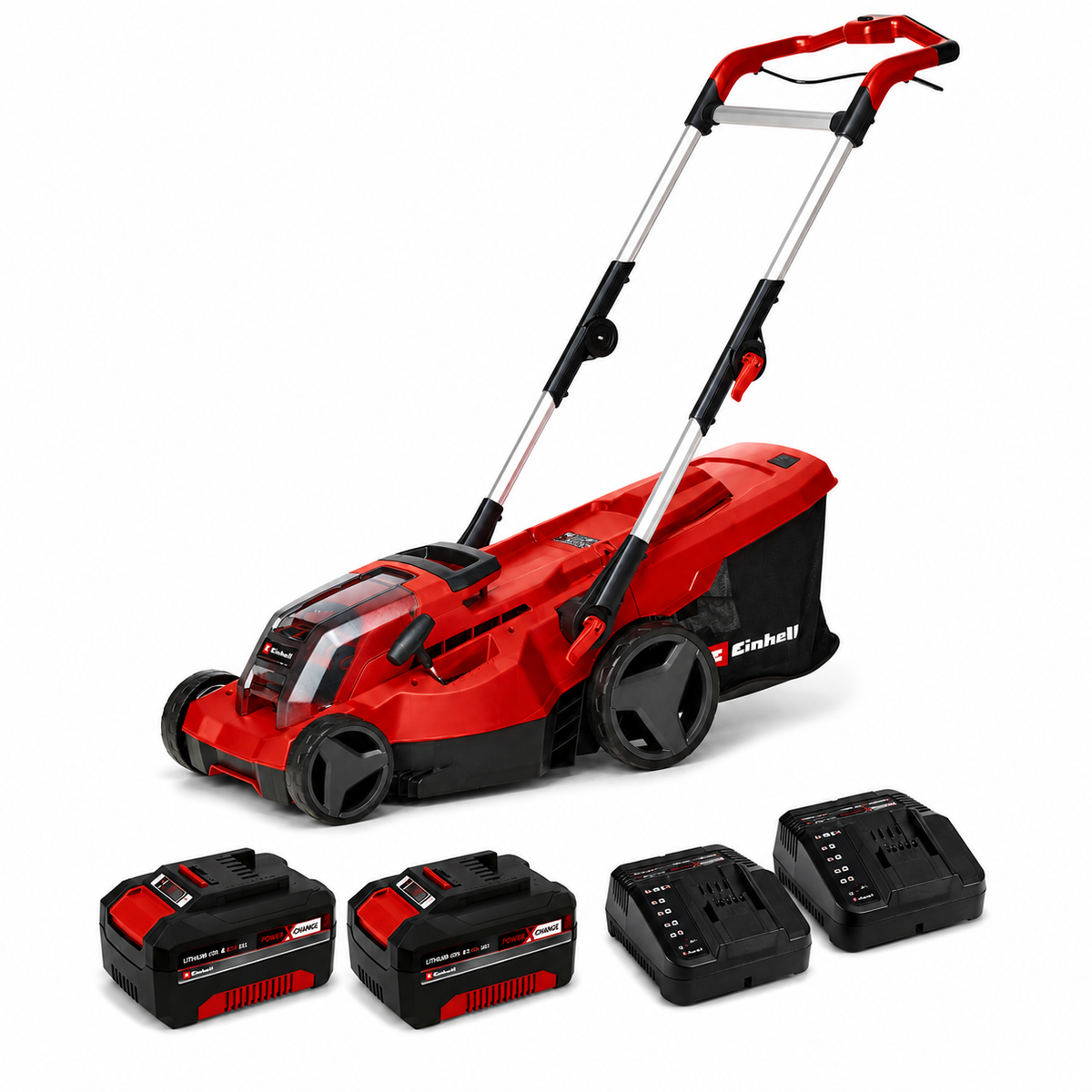 Cortacésped Inalámbrica Einhell GE-CM 18/32 Li+ 2 Baterías 4.0Ah + 2 Cargadores