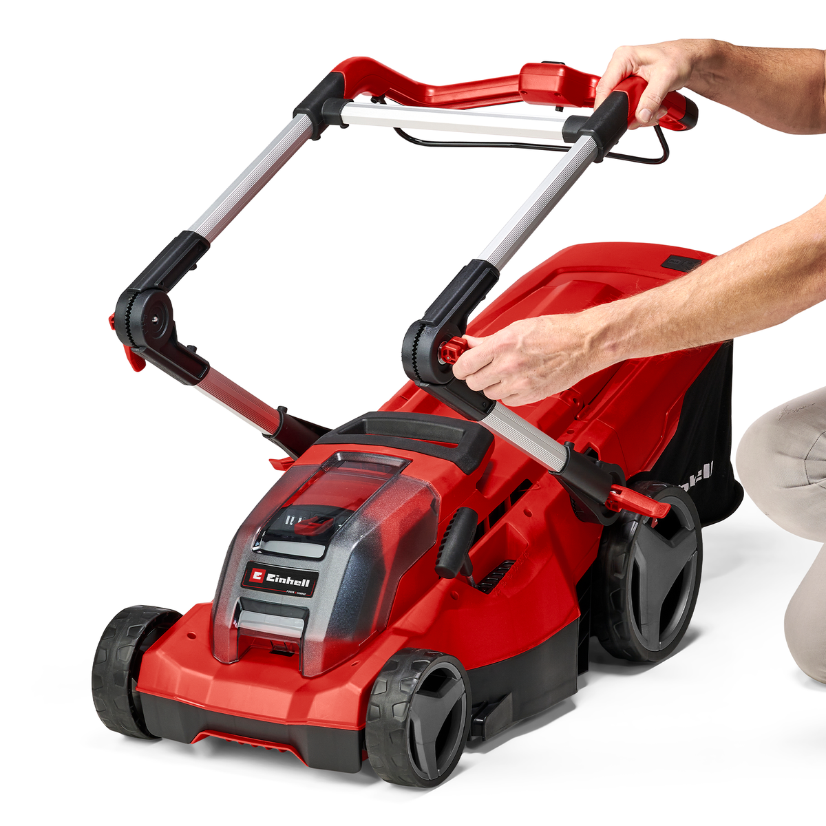 Cortacésped Inalámbrica Einhell GE-CM 18/32 Li+ 2 Baterías 4.0Ah + 2 Cargadores