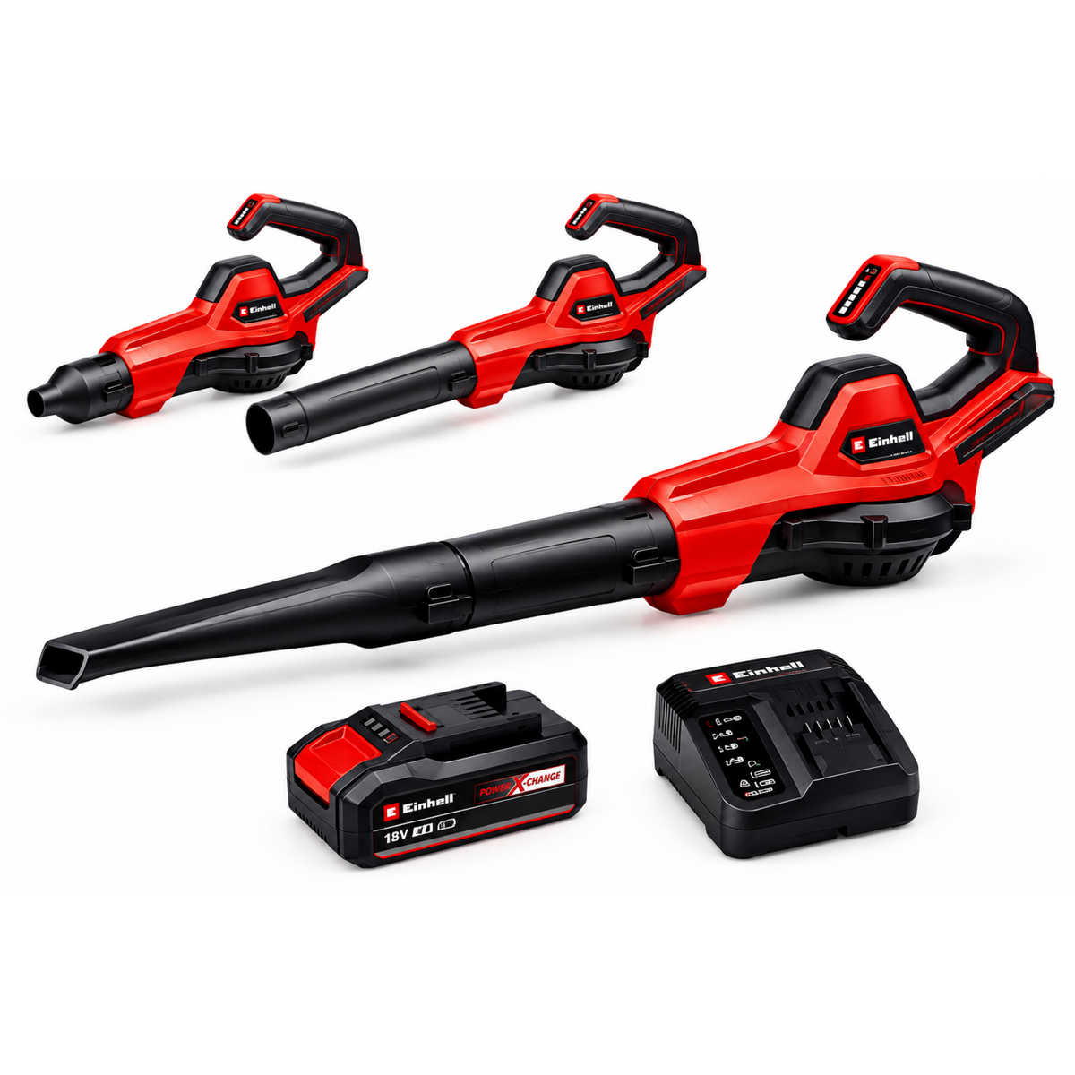 Soplador Inalámbrico 3 En 1 Einhell 250 Km/h + Batería 2.5 Ah + Cargador
