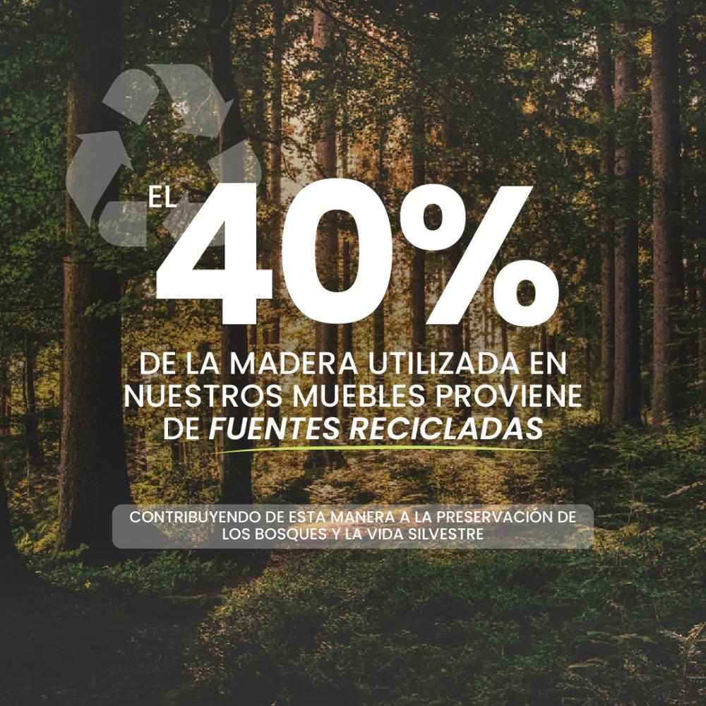 Mesa de Noche Evert, Fresno Europeo y Blanco, con Diseño Moderno y Espacio para Ubicar Objetos