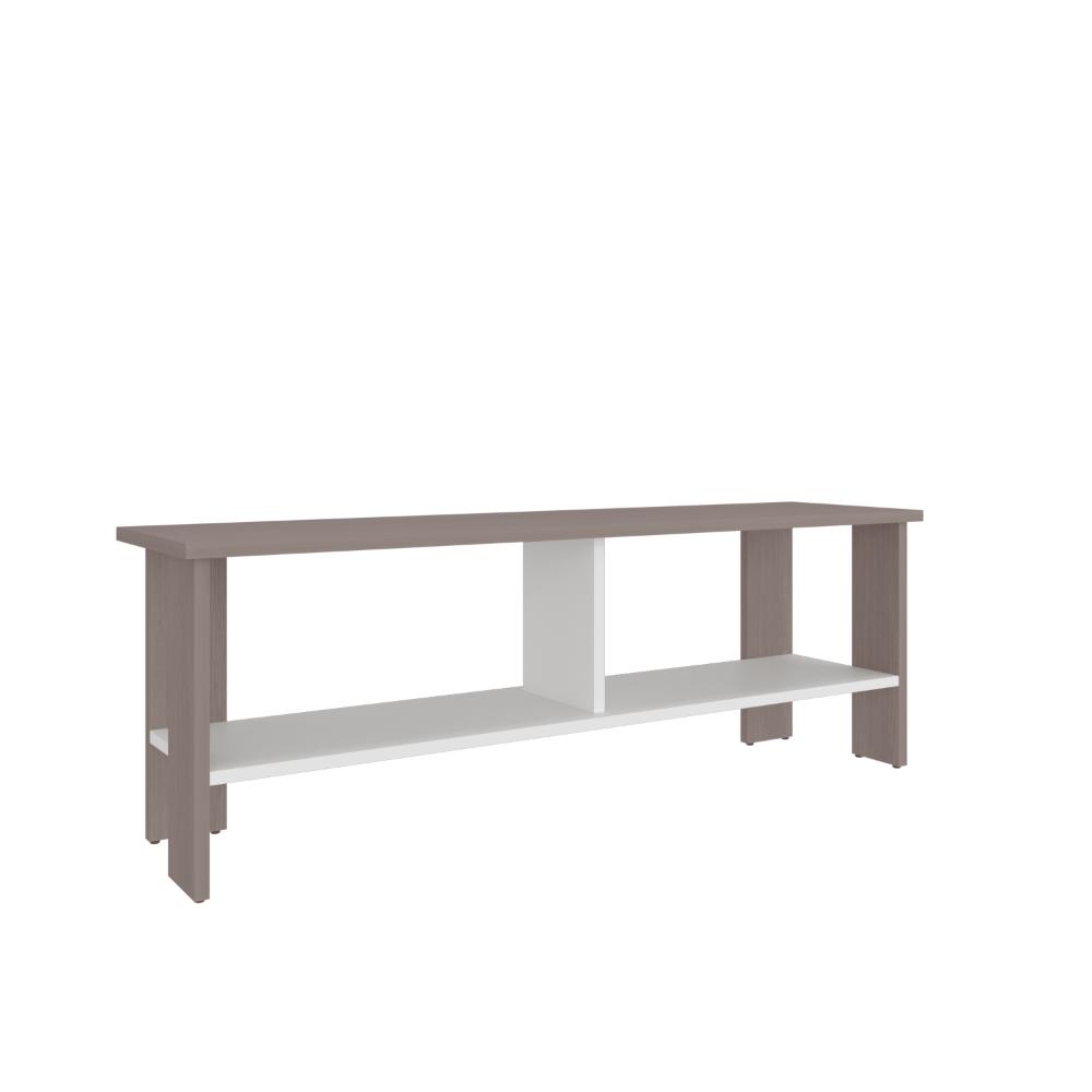 Mesa Para Tv Navi, Positano y Blanco Duqueza, Para Televisor Hasta 55 Pulgadas