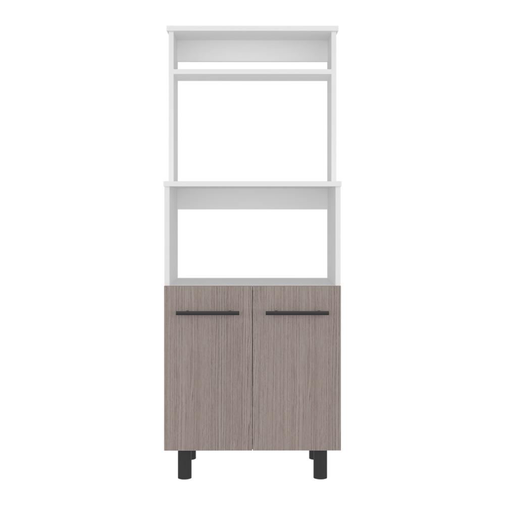Modulo Microondas Brisan, Blanco Duqueza y Positano, con gran capacidad de almacenamiento