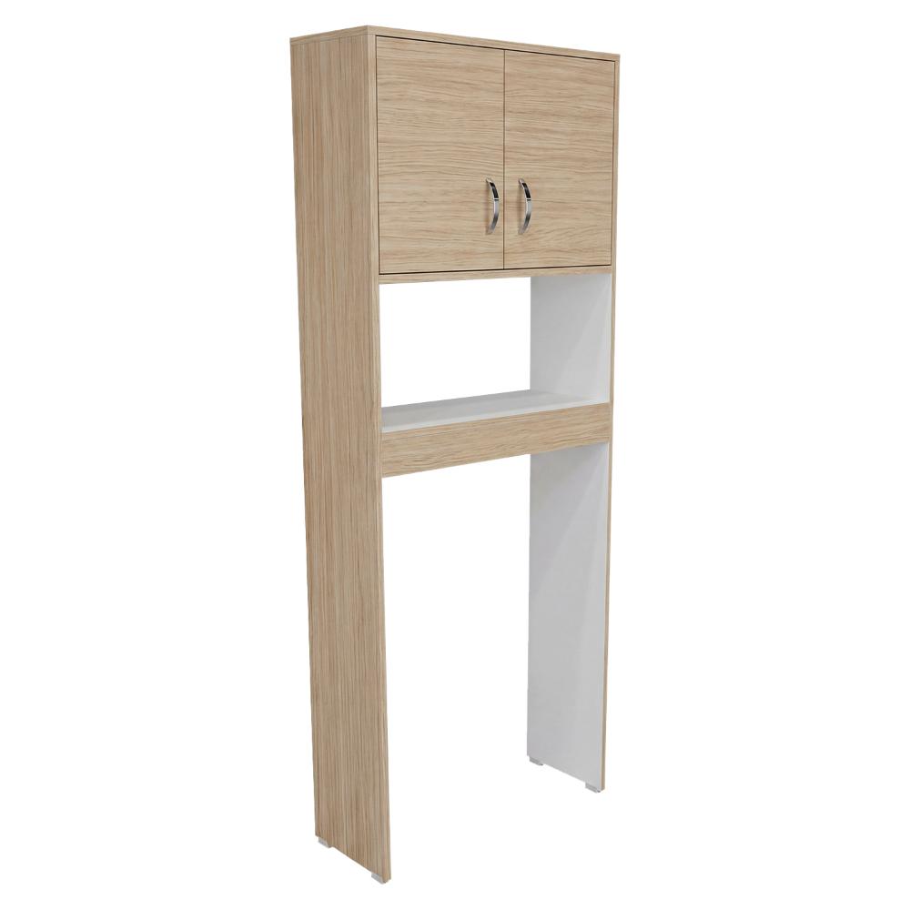 Gabinete de Baño Siena, Cartagena y Blanco, Ideal para Ahorrar Espacio