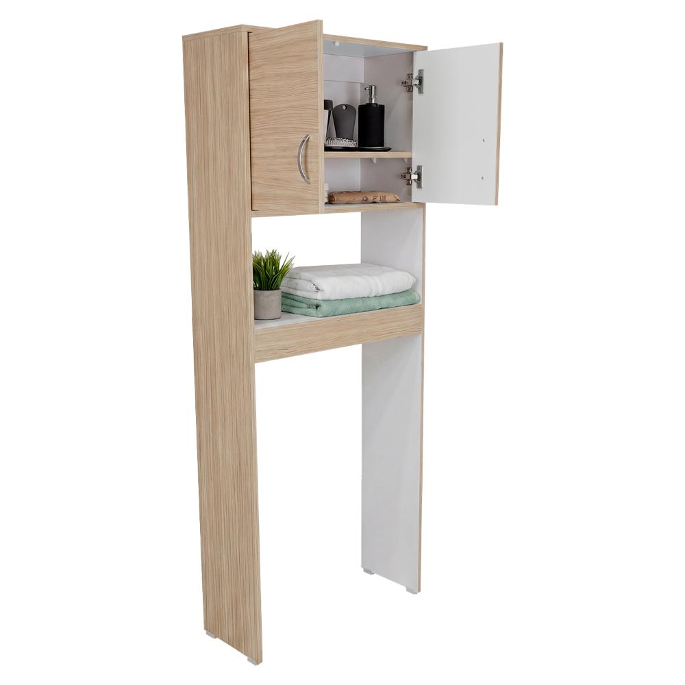 Gabinete de Baño Siena, Cartagena y Blanco, Ideal para Ahorrar Espacio