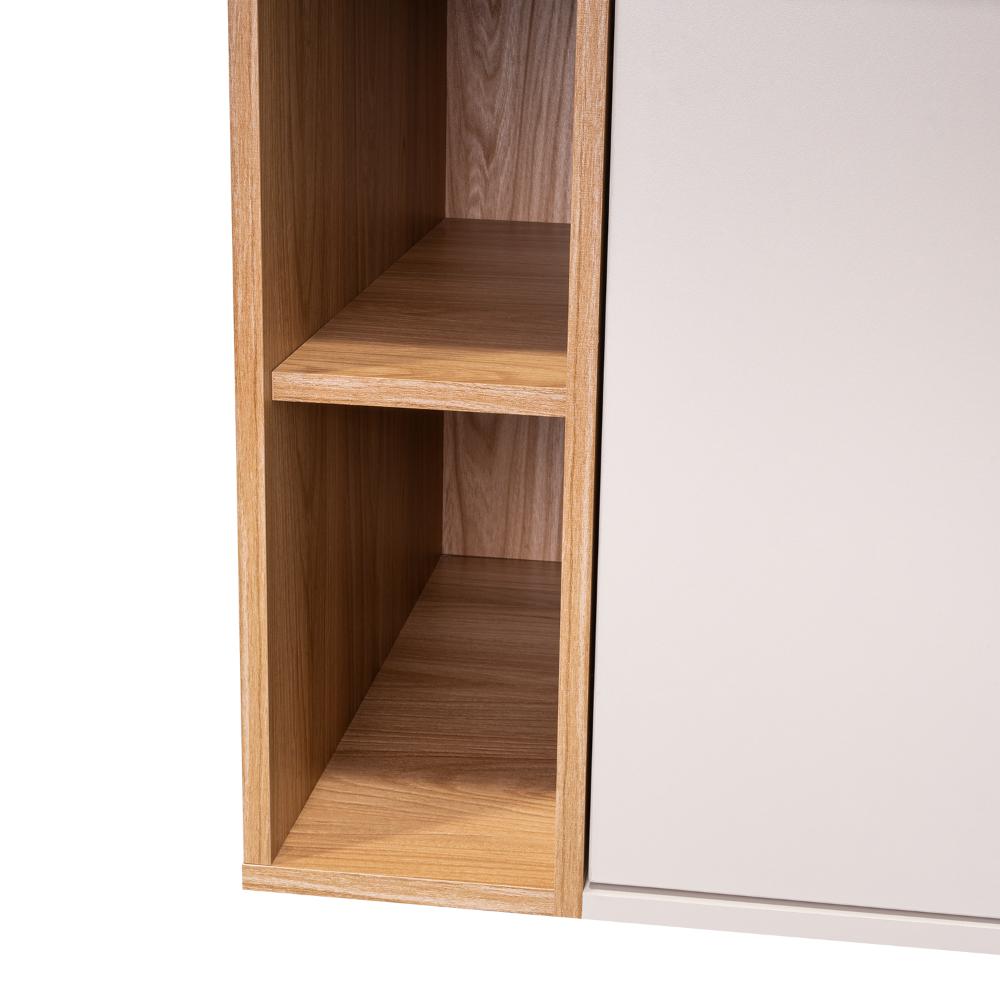 Mueble Para Lavamanos Suns, Capri y Fresno Europeo, Incluye Lavamanos Corona en Porcelana Sanitaria