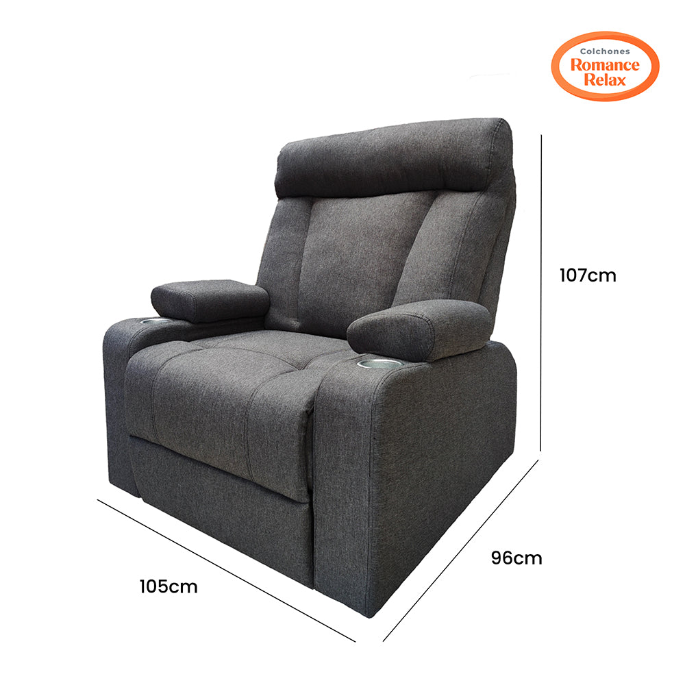 Silla Reclinable Mec Estambul Plata