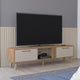 Mesa para TV Vanez, Capri y Fresno Europeo, con dos puertas abatibles 70"