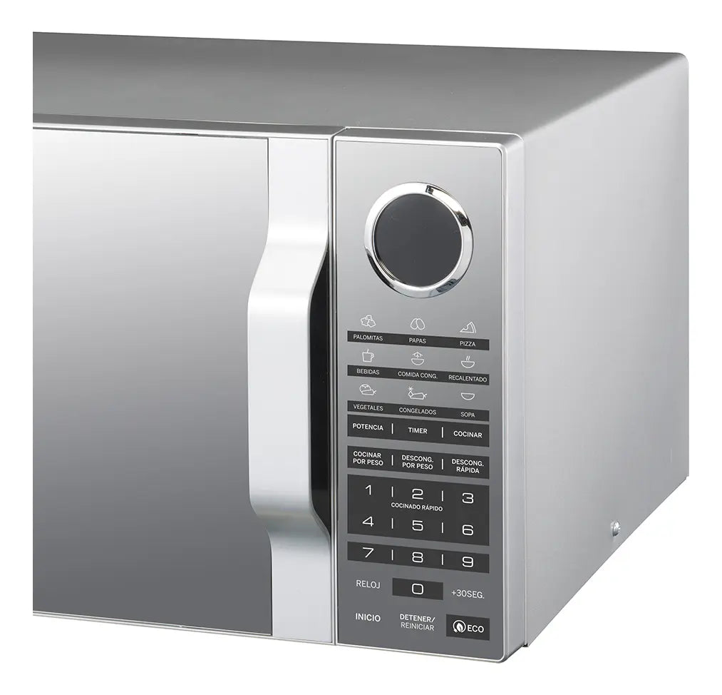 Horno Microondas 1.1 PC Tipo Espejo, Gris