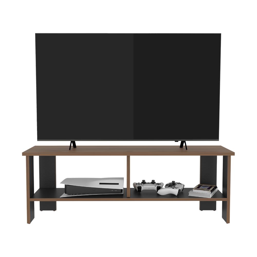 Mesa para TV Navi, Castaño y Wengue, para Televisor hasta 55 Pulgadas
