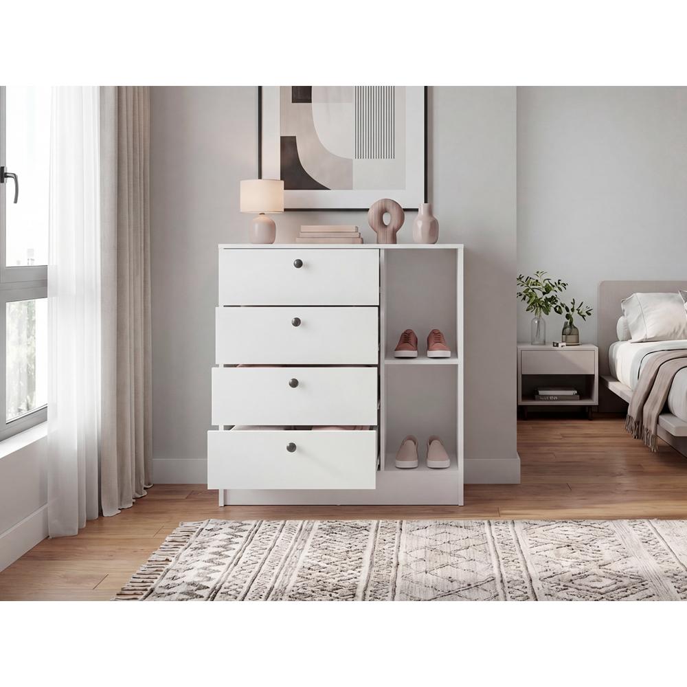 Organizador Havana, Blanco, con Superficie para Ubicar Objetos Decorativos ZF
