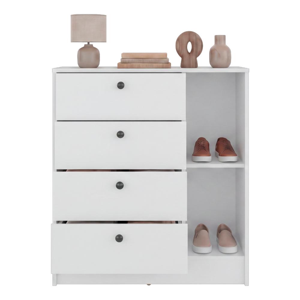 Organizador Havana, Blanco, con Superficie para Ubicar Objetos Decorativos ZF
