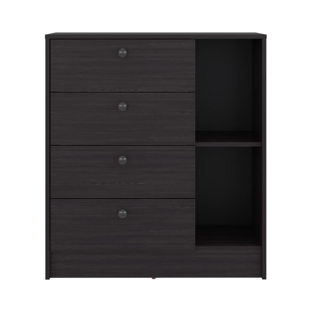 Organizador Havana, Wengue, con superficie para ubicar objetos decorativos ZF