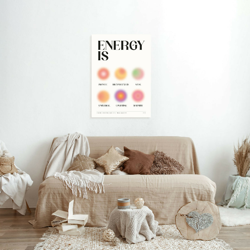 Cuadro decorativo Retablo Energy Is 30x40