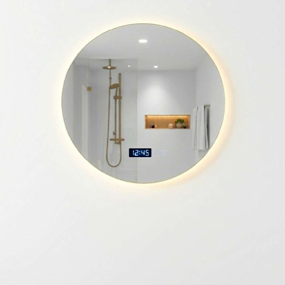 Espejo Led redondo con sensor para baño 70x70 sin marco