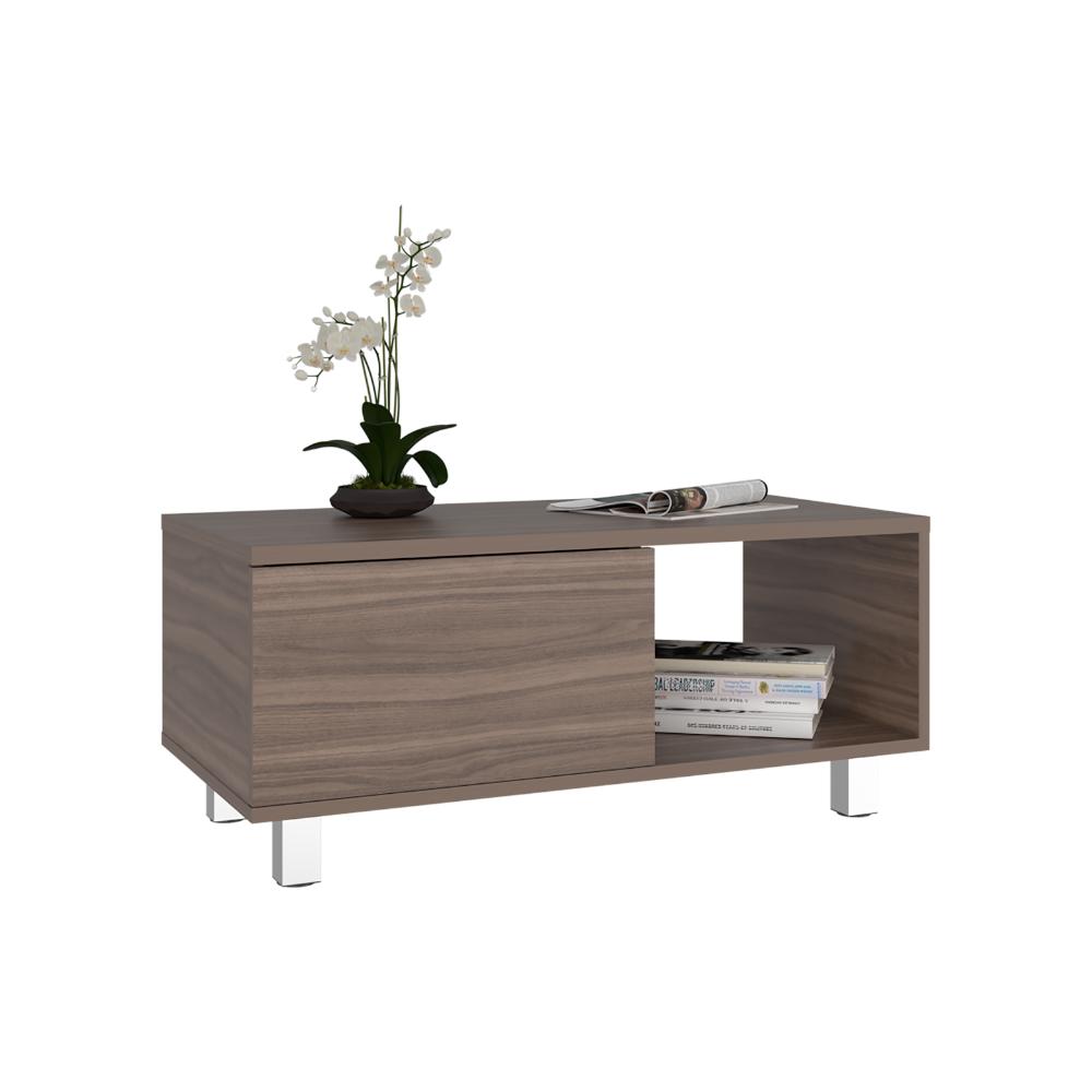 Mesa de Centro Toren, Avellana, con Un Entrepaño ZF
