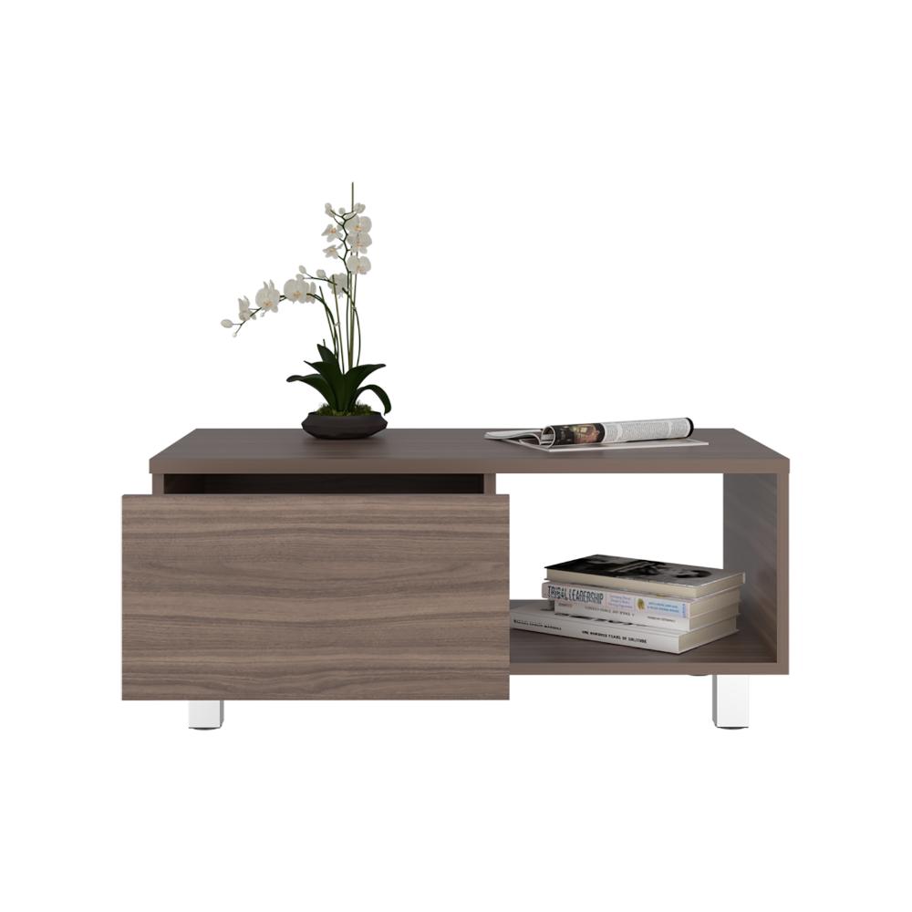 Mesa de Centro Toren, Avellana, con Un Entrepaño ZF