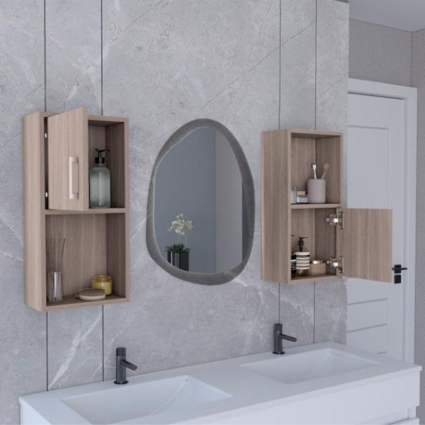 Gabinete de Baño Aqua 4, Bardolino, con Puerta Abatible X2