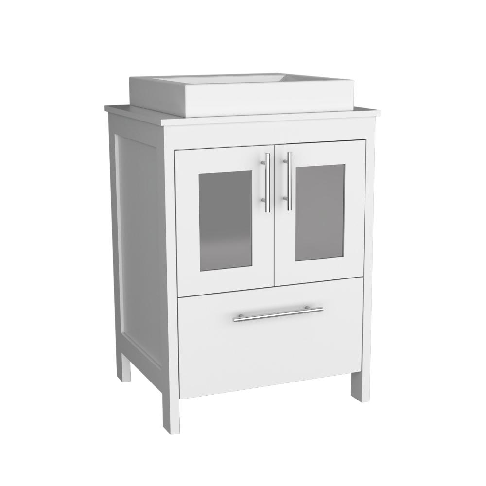 Mueble para Lavamanos Hilda, Blanco Duqueza, con dos puertas no incluye lavamanos