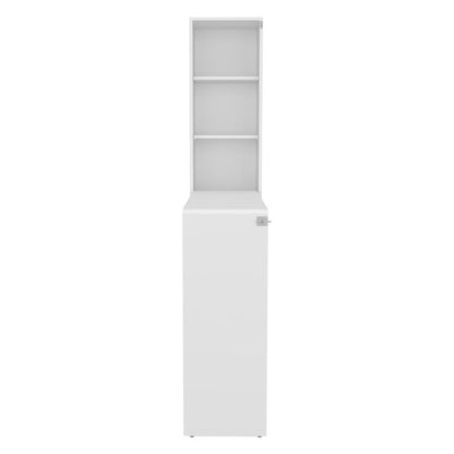 Mesa Para Planchar Plegable a la Pared Vesper, Blanco, con Amplia Superficie Baja Para Almacenamiento ZF