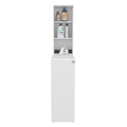 Mesa Para Planchar Plegable a la Pared Vesper, Blanco, con Amplia Superficie Baja Para Almacenamiento ZF