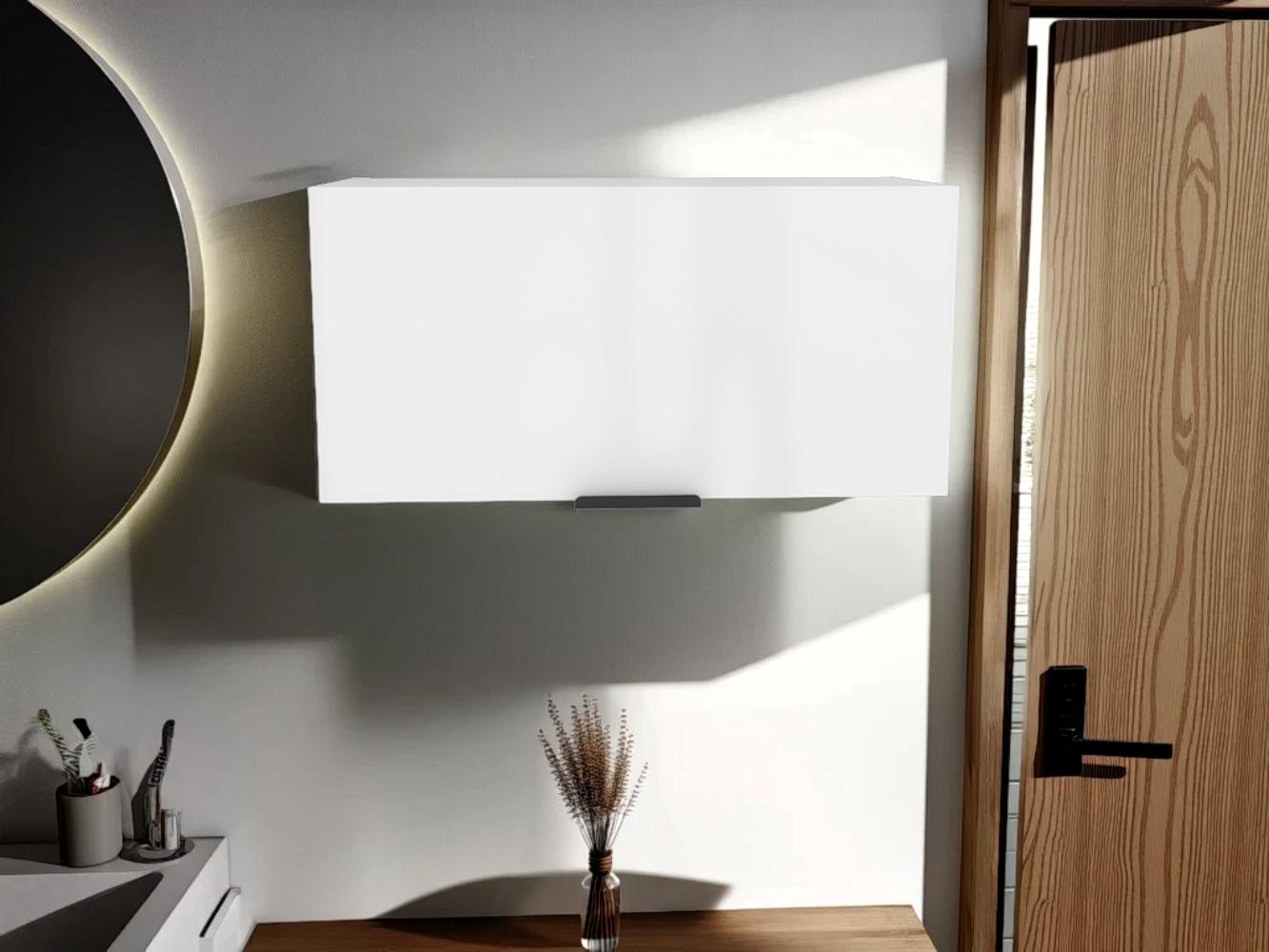 Gabinete de Baño Elsah, Kronos Blanco, con Espacio para Colocar Objetos ZF