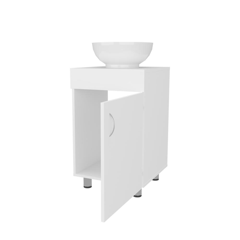 Mueble Lavamanos Tacna, Blanco Kronos, Incluye Lavamanos Vassel Sabina ZF