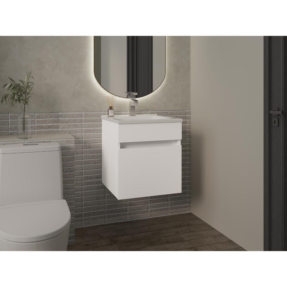 Mueble para Lavamanos Primax, Blanco Duqueza, con Espacio para Ubicar Objetos de Aseo ZF