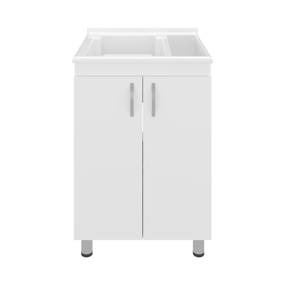Mueble De Lavado Independiente Fowel, Kronos Blanco, Incluye lavadero no grifería ZF
