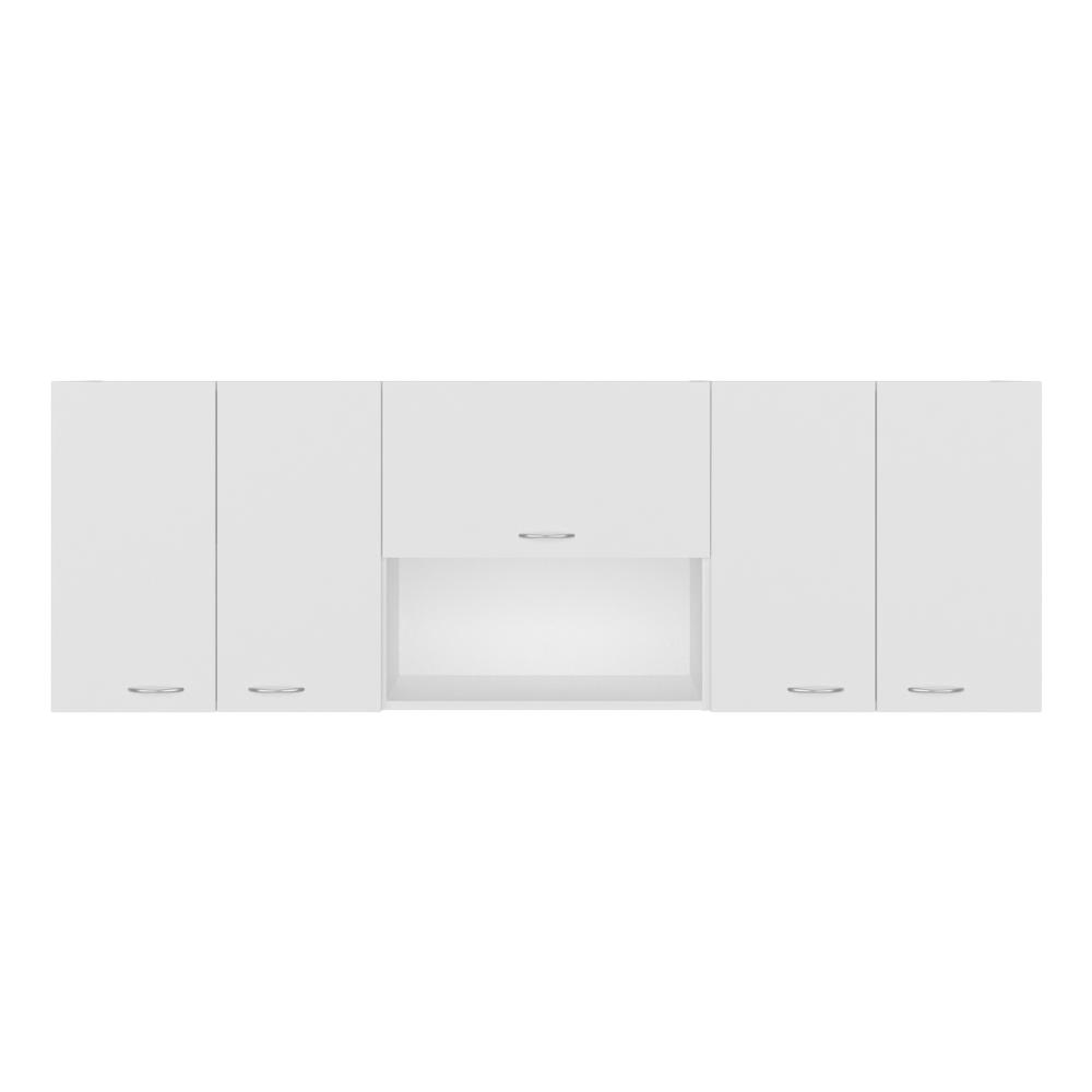 Gabinete Superior Oceana 180, Kronos Blanco, con Cinco Puertas Batientes ZF