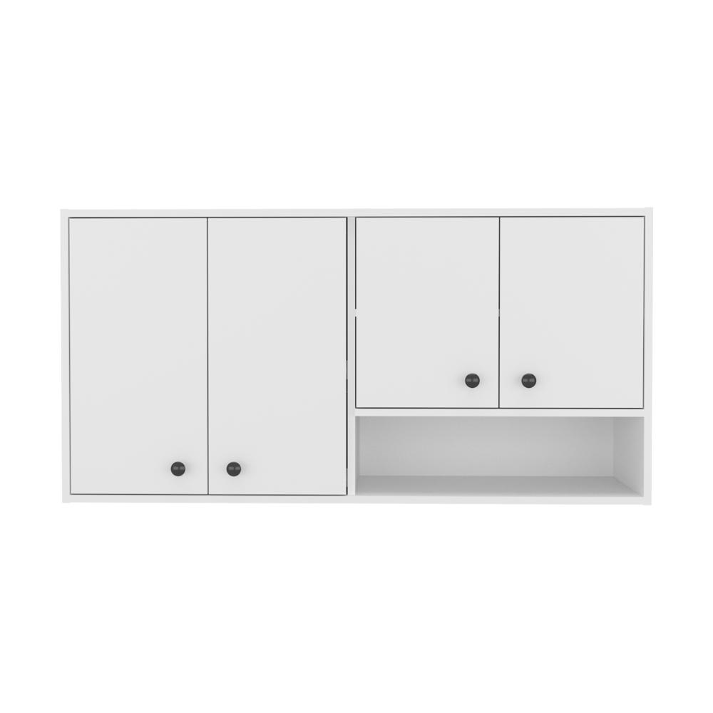 Gabinete Superior Cantabria 120, Kronos Blanco, con Cuatro Puertas Batientes ZF