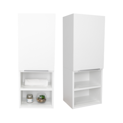 Gabinete de Baño Ciro, Blanco, con Amplio Espacio Para Guardar Objetos de Aseo Persona X2