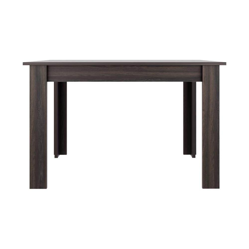 Combo Essenza, Incluye comedor y 4 Sillas Con espaldar Color Gris Oscuro