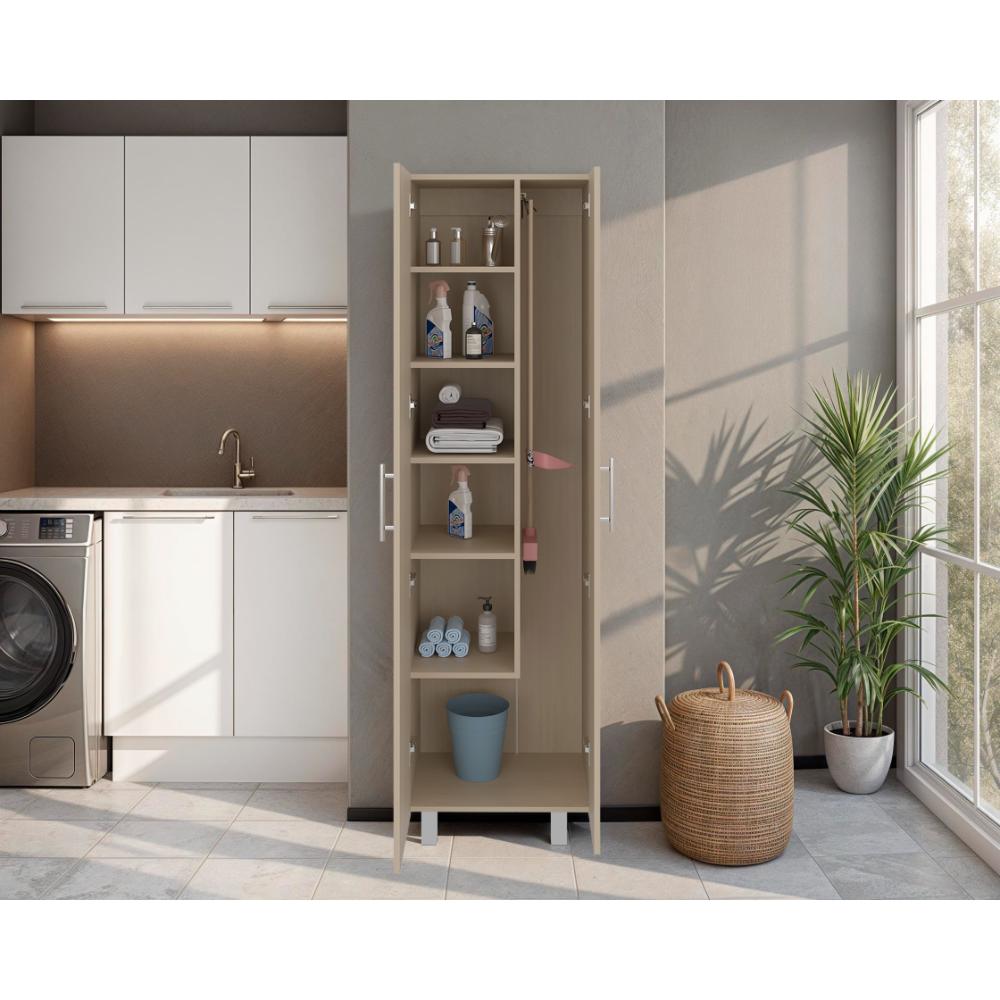Mueble de Aseo Romana, Cartagena, Con cinco entrepaños organizadores