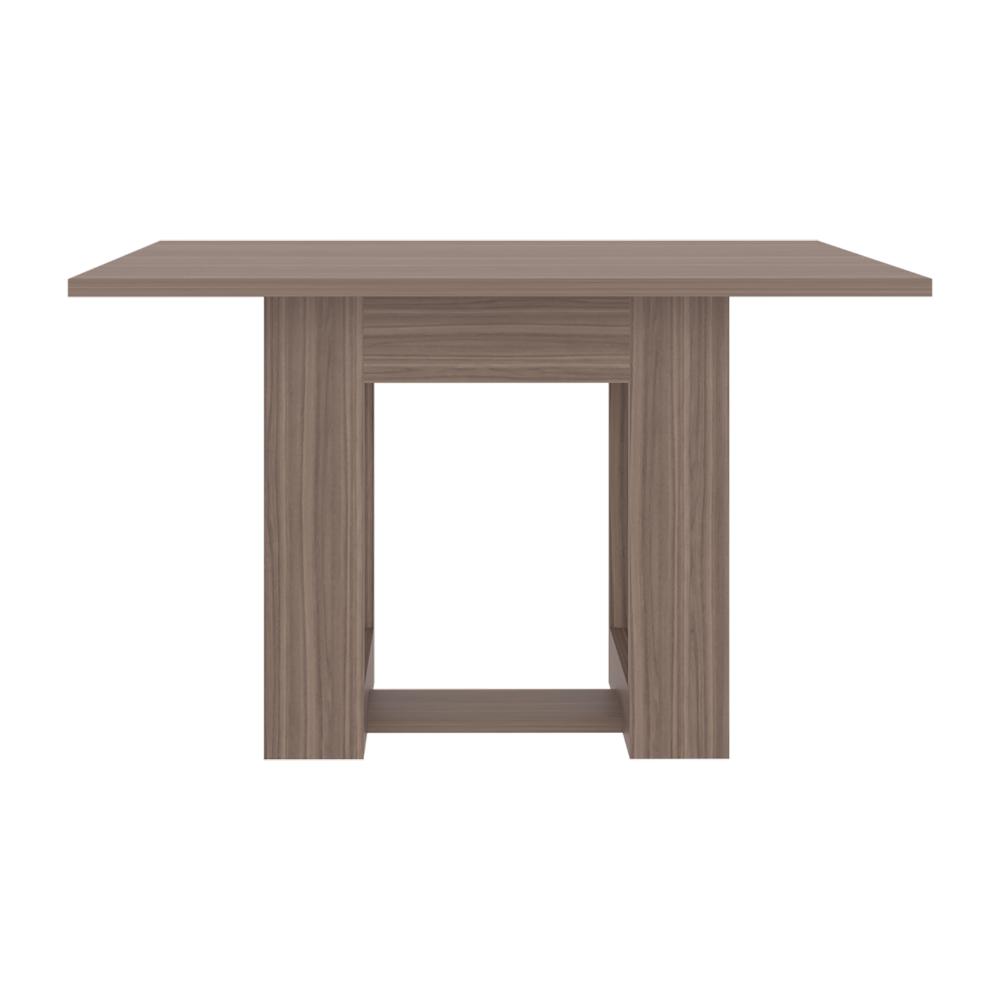 Mesa Para Comedor Volder, Avellana, con Amplia Superficie, No Incluye Sillas