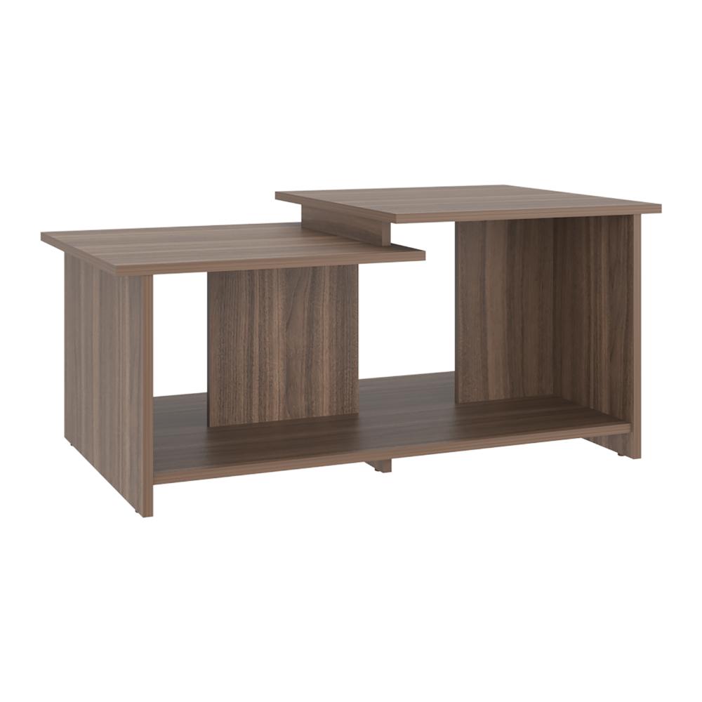 Mesa de Centro Wema, Avellana, con Amplia Superficie