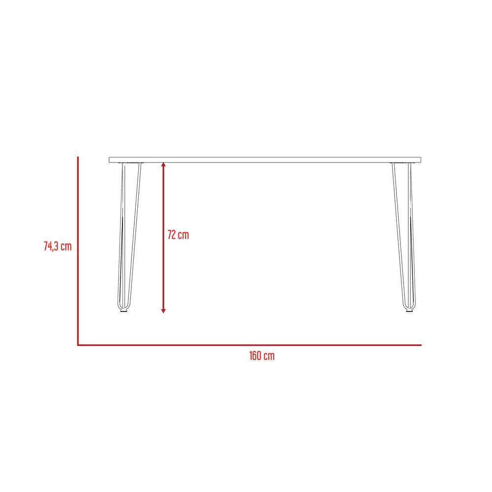 Combo Comedor Vimeno, Cobre, Chocolate y Café Claro, Incluye Comedor y 6 Sillas - VIRTUAL MUEBLES