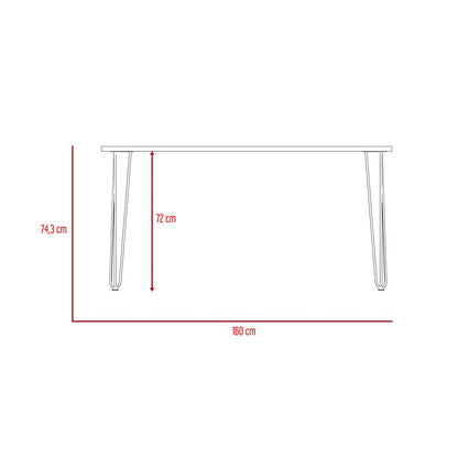 Combo Comedor Vimeno, Cobre, Chocolate y Café Claro, Incluye Comedor y 6 Sillas - VIRTUAL MUEBLES