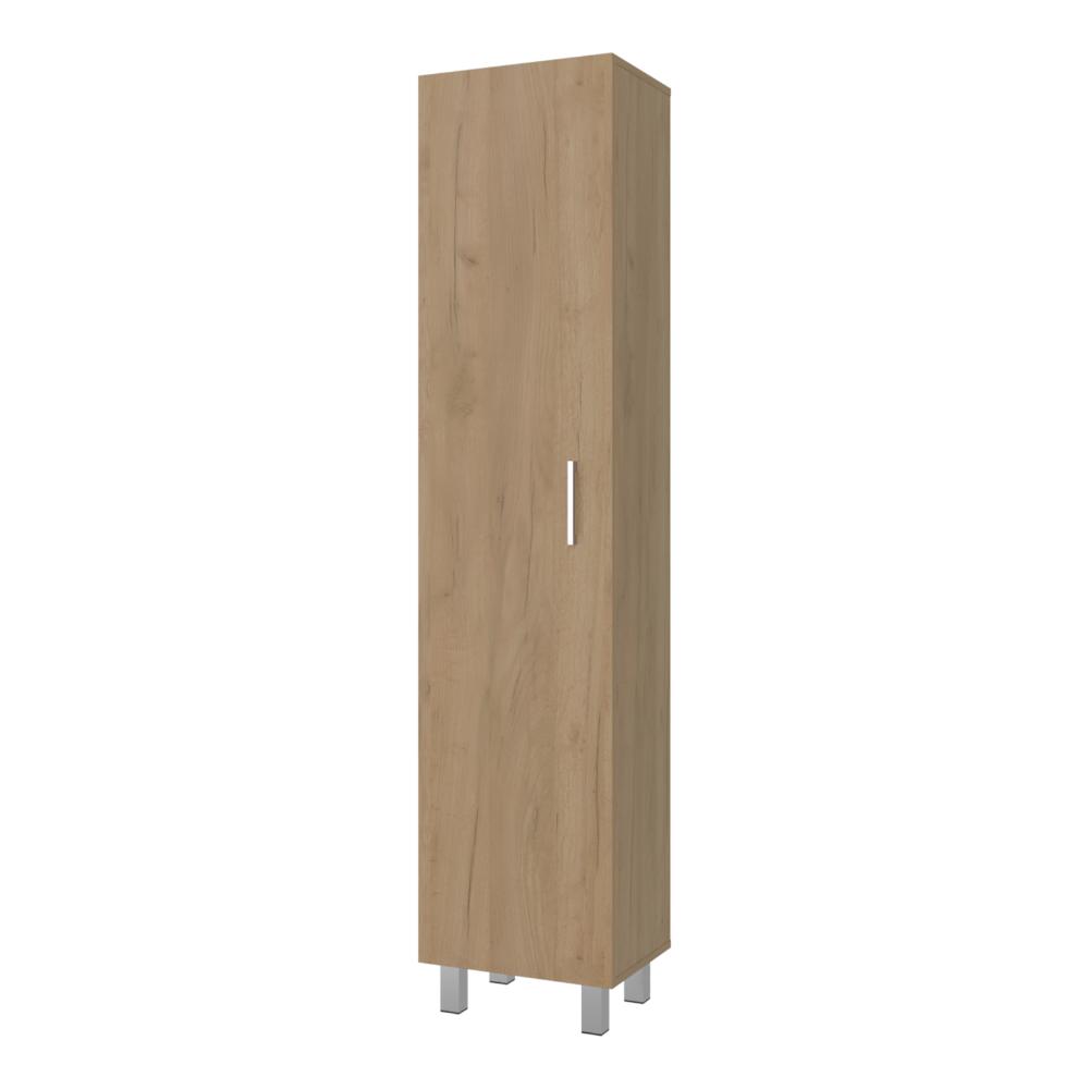 Mueble de Aseo Vinto, Fresno Europeo, con Colgador de Escobas ZF