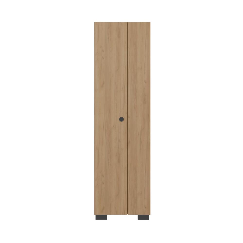 Mueble de Aseo Blake, Kronos Fresno, Incluye colgador para escobas y variedad de entrepaños ZF