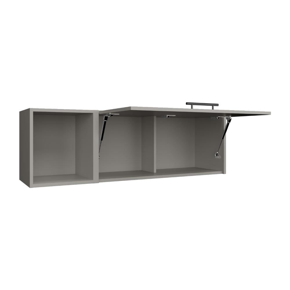 Modulo Superior Asten, Gris, con espacio para guardar objetos