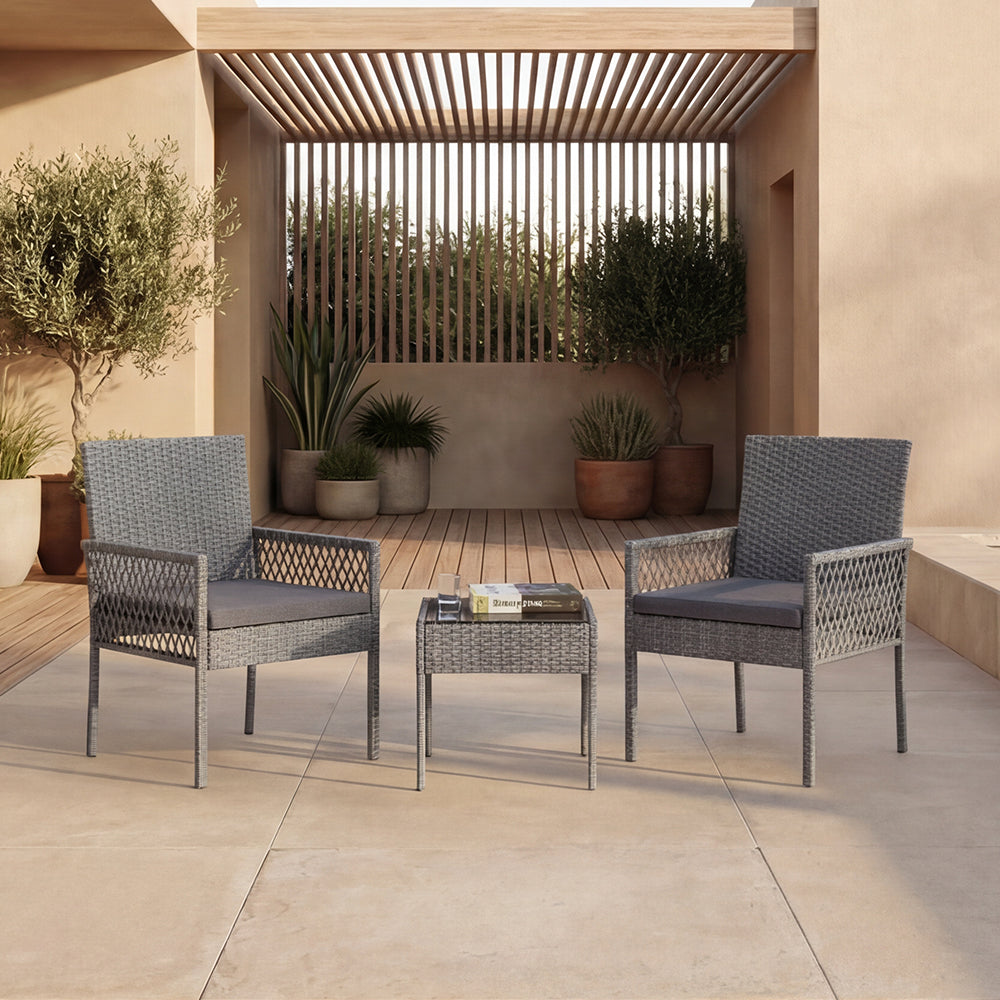 Sala de Exterior Coba , Gris, Dieño moderno