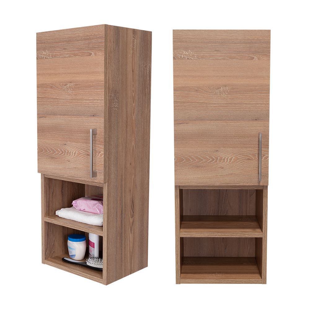 Gabinete de Baño Apolis, Miel, con Espacio Para Guardar Objetos de Aseo Personal X2