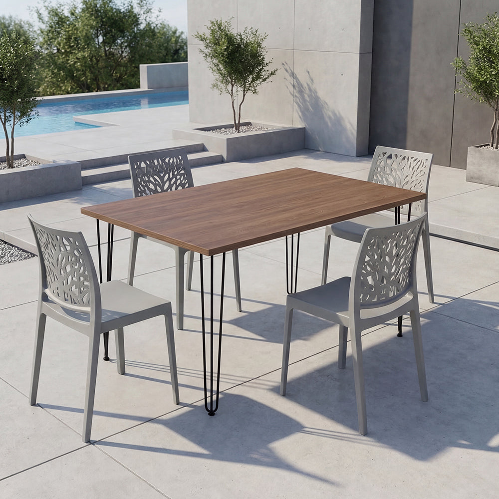 Combo Comedor Void, Incluye Comedor y 4 Sillas