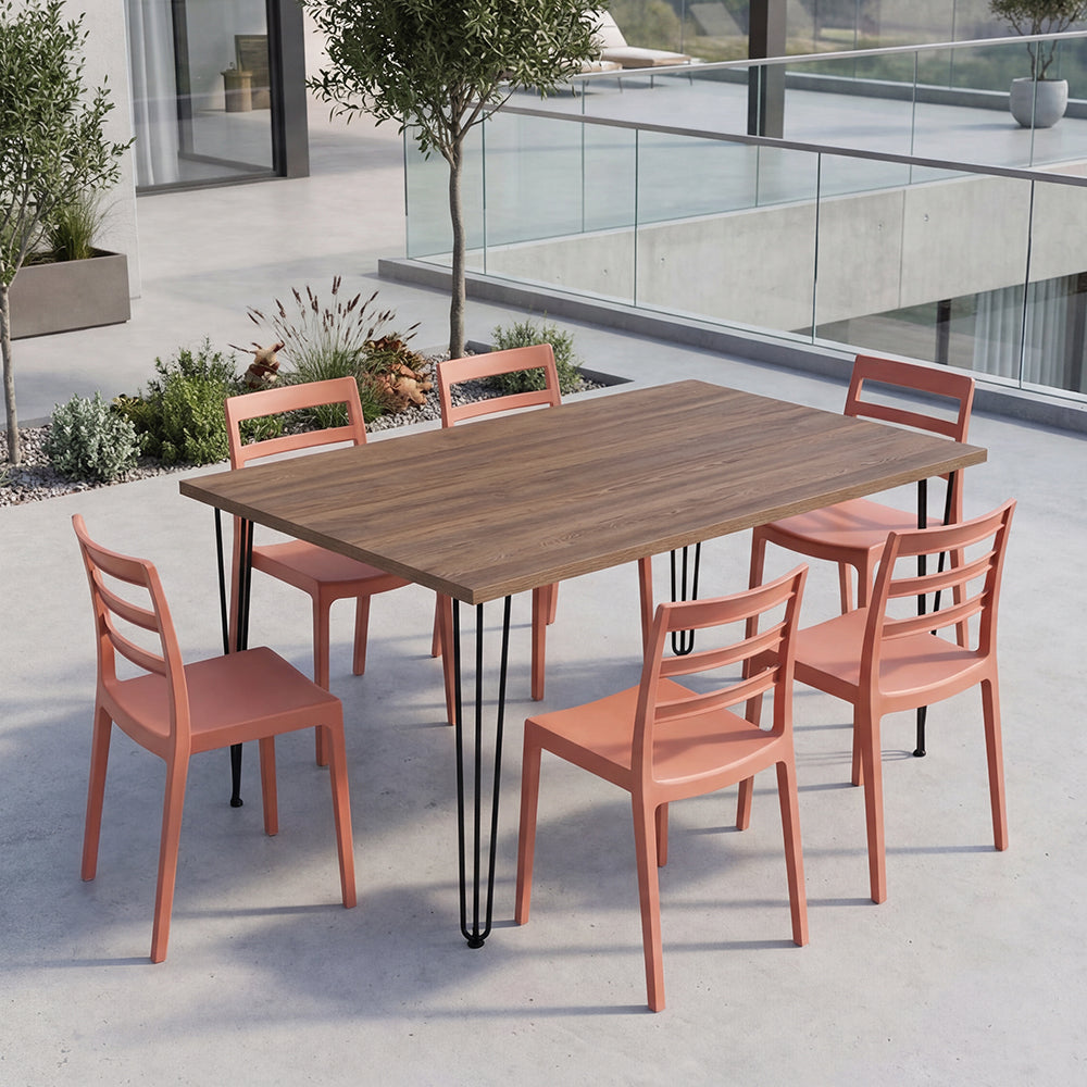 Combo Comedor Tiasa, Incluye Comedor y 6 Sillas