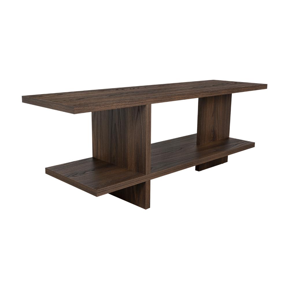 Mesa para TV Leeds, Nogal Europeo, para Televisor hasta 50"