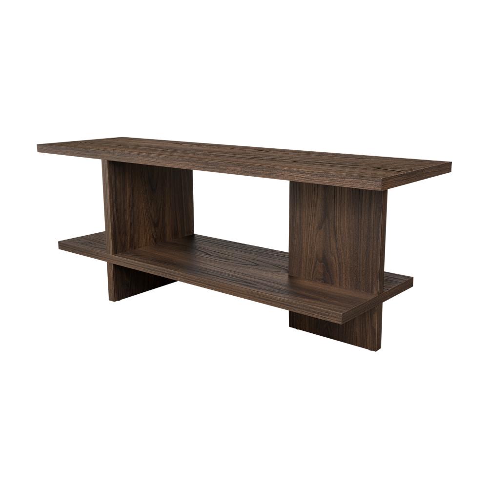 Mesa para TV Leeds, Nogal Europeo, para Televisor hasta 50"