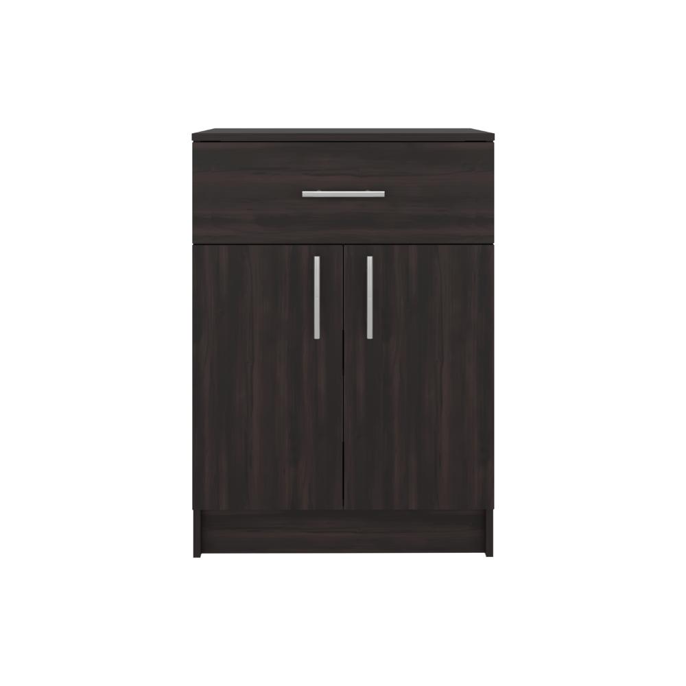 Mesa Auxiliar de Cocina Mayorca, Kronos Nogal, con espacio para guardar insumos ZF