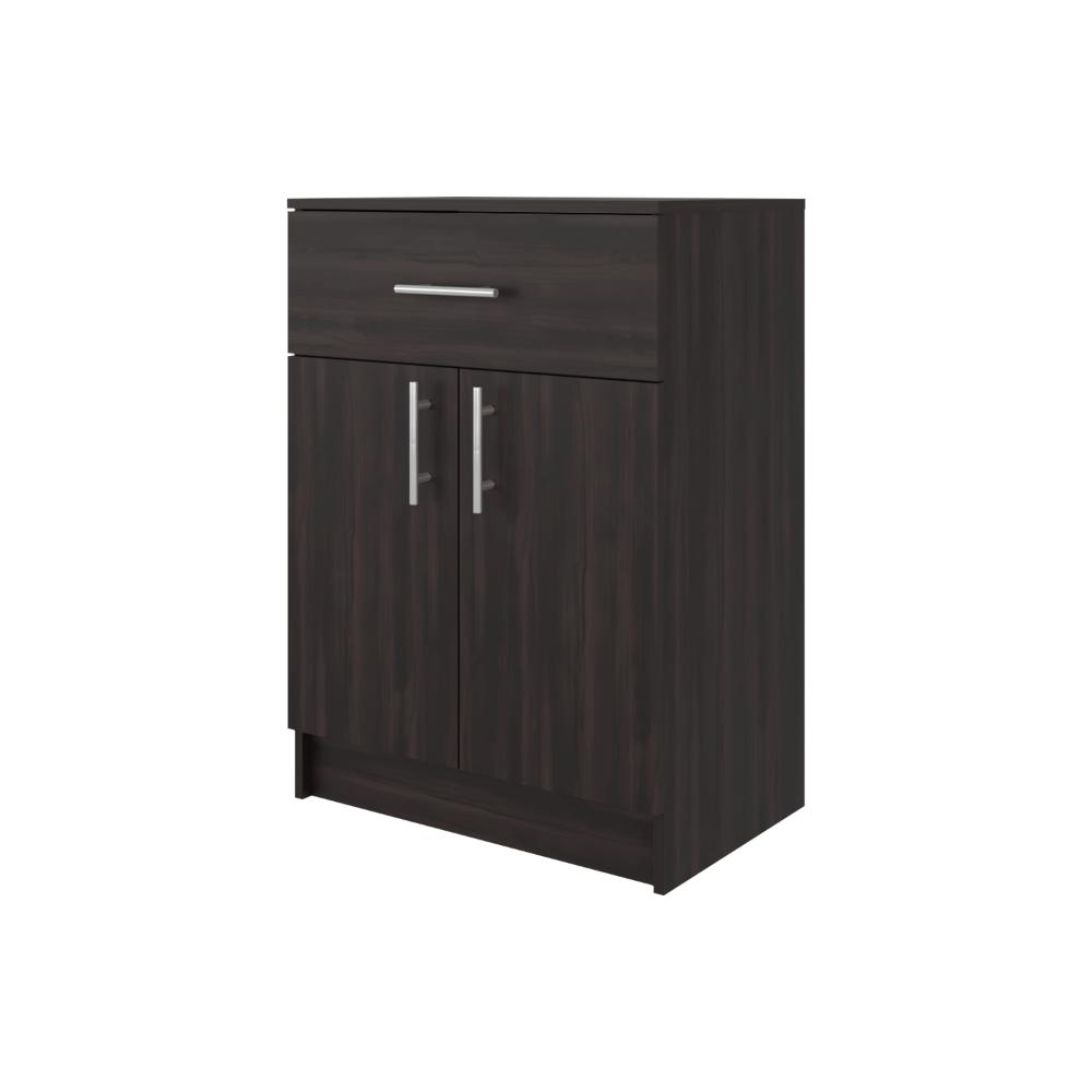 Mesa Auxiliar de Cocina Mayorca, Kronos Nogal, con espacio para guardar insumos ZF